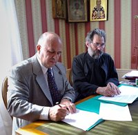 Подписано соглашение о сотрудничестве между парижским Свято-Сергиевским Богословским институтом и софийской Высшей школой информатики и библиотечного дела