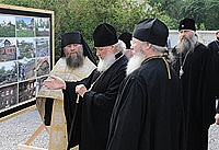 Святейший Патриарх Кирилл посетил скит во имя Всех святых Спасо-Преображенского Валаамского монастыря
