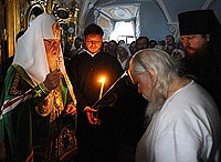 Святейший Патриарх Кирилл совершил монашеский постриг протоиерея Аркадия Шатова