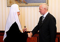 Святейший Патриарх Кирилл встретился с Премьер-министром Украины Н.Я. Азаровым
