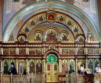Святейший Патриарх Кирилл посетил храм преподобного Серафима Саровского в Свято-Успенской Саровской пустыни