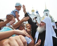 Патриаршее слово после Божественной литургии в новоосвященном Покровском храме города Лукоянова