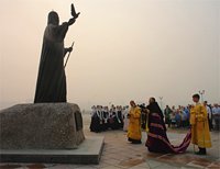 В Йошкар-Оле открыт памятник Святейшему Патриарху Алексию II