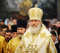В канун дня памяти святителя Тихона Задонского Святейший Патриарх Кирилл совершил всенощное бдение в липецком кафедральном соборе в честь Рождества Христова