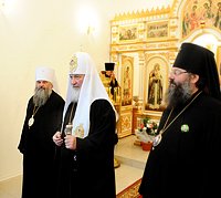 В завершение визита в Ярославскую епархию Святейший Патриарх Кирилл совершил освящение домового храма Ярославского зенитного ракетного училища