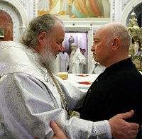 Патриаршее поздравление мэру г. Москвы Ю.М. Лужкову с днем рождения