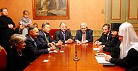 Состоялась встреча Святейшего Патриарха Кирилла с генеральным директором ЮНЕСКО Ириной Боковой