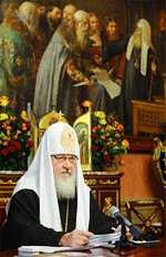 Святейший Патриарх Кирилл возглавил очередное заседание Священного Синода Русской Православной Церкви