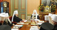 Журналы заседания Священного Синода от 6 октября 2010 г.