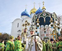 Слово Предстоятеля Русской Церкви в день памяти преподобного Сергия Радонежского