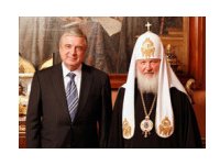 Святейший Патриарх Кирилл встретился с государственным секретарем Союзного государства России и Белоруссии