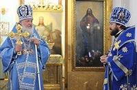 Святейший Патриарх Кирилл возглавил служение Божественной литургии в храме в честь иконы Божией Матери «Всех скорбящих Радость» на Большой Ордынке