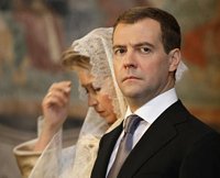 Патриаршее поздравление Президенту России Д.А. Медведеву с днем памяти святого Димитрия Солунского