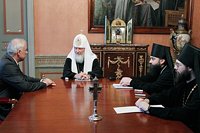 Святейший Патриарх Кирилл принял президента Республики Адыгея