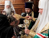 Святейший Патриарх Кирилл совершил наречение архимандрита Варнавы (Сафонова) во епископа Павлодарского и Усть-Каменогорского