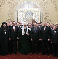 Предстоятель Русской Православной Церкви встретился со слушателями Высших дипломатических курсов Дипломатической академии МИД РФ