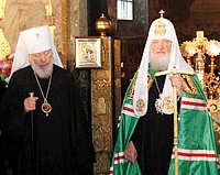Слово Святейшего Патриарха Кирилла после Божественной литургии в день 75-летия Блаженнейшего митрополита Киевского Владимира