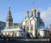 В день памяти св. Николая Чудотворца Святейший Патриарх Кирилл совершил Божественную литургию в храме св. Николая в Хамовниках