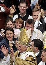 Состоялась традиционная предрождественская встреча Папы Бенедикта XVI с римскими студентами