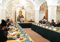 Святейший Патриарх Кирилл возглавил заседание Палаты попечителей Патриаршей литературной Премии имени святых равноапостольных Кирилла и Мефодия