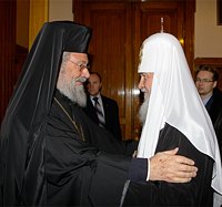 Состоялась встреча Святейшего Патриарха Кирилла с Предстоятелем Кипрской Православной Церкви