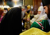 Предстоятель Русской Церкви возглавил чин наречения архимандрита Тихона (Доровских) во епископа Южно-Сахалинского и Курильского