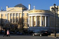 В день памяти св. мученицы Татианы Предстоятель Русской Церкви совершил Божественную литургию в домовом храме Московского университета им. М.В.Ломоносова