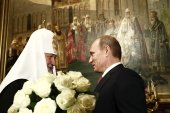 Состоялась встреча Святейшего Патриарха Кирилла с председателем Правительства России В.В. Путиным