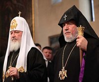Святейший Патриарх назвал положительным развитие отношений Московского Патриархата с Армянской Апостольской Церковью