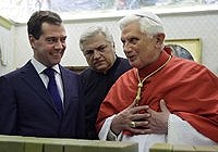 Президент России прибыл в Ватикан