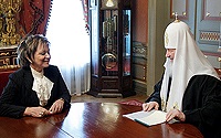 Состоялась встреча Святейшего Патриарха Кирилла с послом Израиля в России