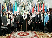 Предстоятель Русской Церкви встретился с членами Глобальной группы по лидерству при Всемирном экономическом форуме в Давосе