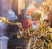 В канун недели Торжества Православия Святейший Патриарх Кирилл совершил всенощное бдение в Храме Христа Спасителя