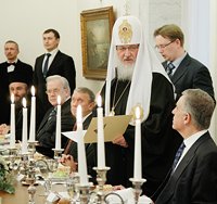 Выступление Святейшего Патриарха Кирилла на приеме в Посольстве Греции по случаю Торжества Православия