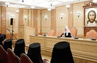 Святейший Патриарх Кирилл возглавил работу расширенного заседания Епархиального совета города Москвы