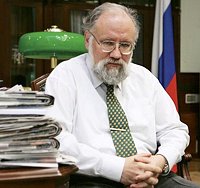 Патриаршее поздравление В.Е. Чурову с переизбранием на должность председателя Центральной избирательной комиссии России
