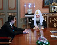 Святейший Патриарх Кирилл принял полномочного представителя Президента России в Уральском федеральном округе