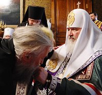 Святейший Патриарх Кирилл возглавил чин наречения архимандрита Зиновия (Корзинкина) во епископа Элистинского и Калмыцкого