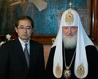 Предстоятель Русской Православной Церкви встретился с послом Японии в Москве Масахару Коно