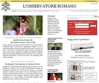 По случаю 6-й годовщины понтификата Бенедикта XVI официальная газета Ватикана презентовала свой новый Интернет-сайт
