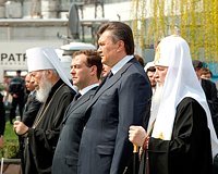 Святейший Патриах Кирилл совершил Пасхальный молебен в зоне отчуждения Чернобыльской АЭС