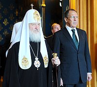 Предстоятель Русской Церкви посетил Пасхальный прием в Министерстве иностранных дел России Предстоятель Русской Церкви посетил Пасхальный прием в Министерстве иностранных дел России