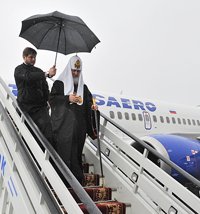 Святейший Патриарх Кирилл прибыл в Донецк