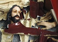 35-летний вандал разгромил католический храм в одном из городов Испании