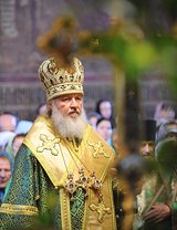 В канун праздника Святой Троицы Предстоятель Русской Церкви совершил всенощное бдение в Троице-Сергиевой лавре
