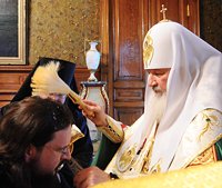 Святейший Патриарх Кирилл возглавил чин наречения архимандрита Романа (Лукина) во епископа Якутского и Ленского