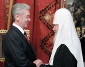 Святейший Патриарх Кирилл поздравил мэра г. Москвы С.С. Собянина с днем рождения