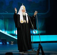 Святейший Патриарх Кирилл посетил праздник выпускников в Государственном Кремлевском дворце
