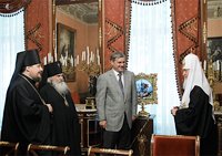 Святейший Патриарх Кирилл принял губернатора Приморского края С.М. Дарькина