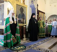 Слово Святейшего Патриарха Кирилла после Божественной литургии в Покровском соборе Марфо-Мариинской обители